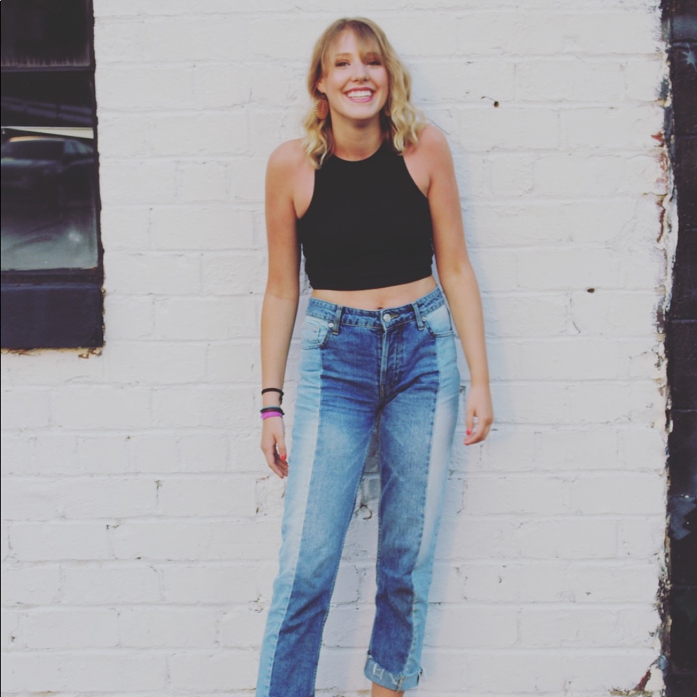 Urban Outfitters Two-Tone Jeans